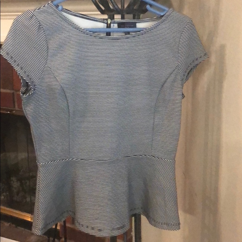 The Limited peplum blouse